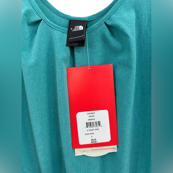 The North Face Women's Taggart Jaiden Green Sleeveless Athletic Dress Pockets 14 - Picture 3 of 5